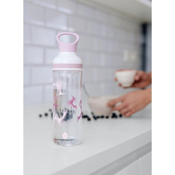 Trinkflasche 800ml - ob im Fitness Yoga oder bei der Arbeit : passt überallhin und ist leicht, auslaufsicher und bruchsicher.
