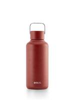 Ultraleichte 600ml Trinkflasche aus hochwertigem Edelstahl - kompakt und leicht. Uni minimalistisch in wunderschönem bordeaux.