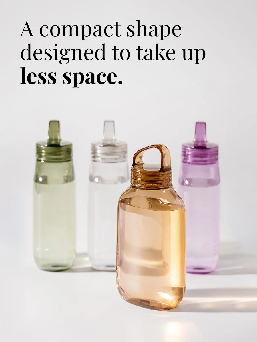 Flat Amber BPA freie Trinkflasche