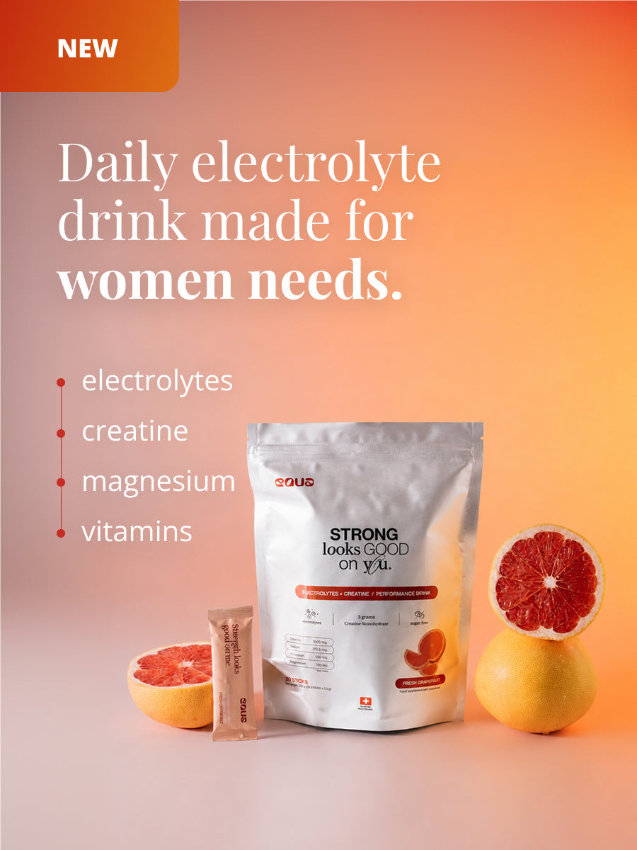 Einzelner Portionsbeutel EQUA Recharge Tonic + Creatine für Leistungssteigerung und Hydratation