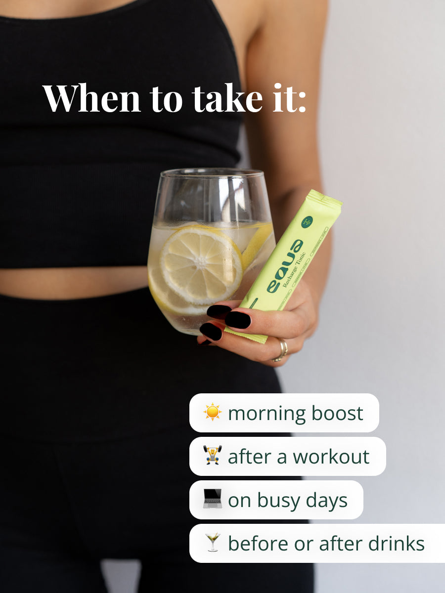 EQUA Recharge Tonic Elektrolyt-Drink unterwegs für Energie, Fokus und optimale Flüssigkeitsversorgung