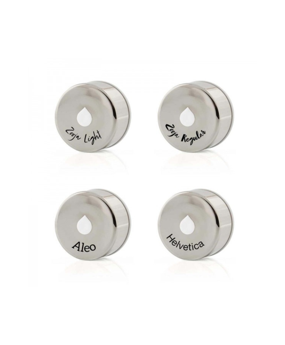 Metallic Deckel Silver